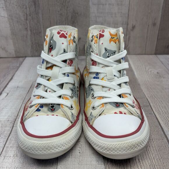 Converse Chuck Taylor AllStar CTAS High Top Boys Toddler Size 12 Wolf Pack White - Picture 3 of 13